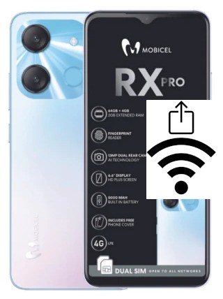 Générer un QR code avec la clé Wifi sur un Mobicel RX Pro