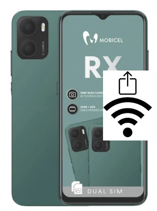 Générer un QR code avec la clé Wifi sur un Mobicel RX