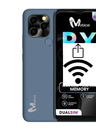 Générer un QR code avec la clé Wifi sur un Mobicel RX17