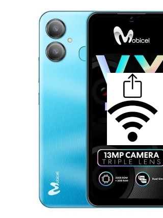 Générer un QR code avec la clé Wifi sur un Mobicel VX18