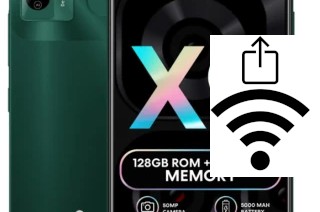 Générer un QR code avec la clé Wifi sur un Mobicel X9