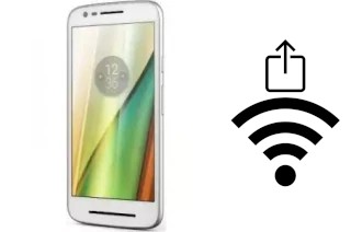 Générer un QR code avec la clé Wifi sur un Moto E3