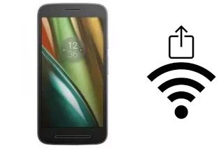 Générer un QR code avec la clé Wifi sur un Moto E4 Plus