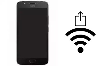 Générer un QR code avec la clé Wifi sur un Moto E5 Plus