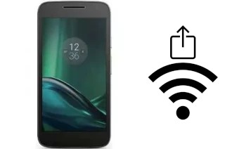 Générer un QR code avec la clé Wifi sur un Moto G4 Play