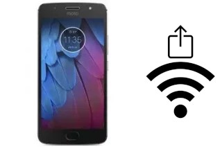 Générer un QR code avec la clé Wifi sur un Moto G5S Plus