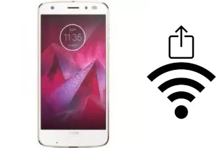 Générer un QR code avec la clé Wifi sur un Moto Z2 Force