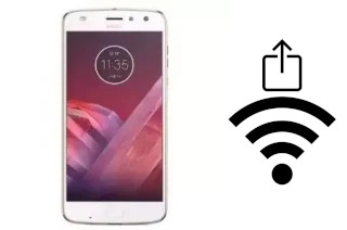 Générer un QR code avec la clé Wifi sur un Moto Z2 Play 64GB