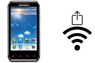 Générer un QR code avec la clé Wifi sur un Motorola XT760