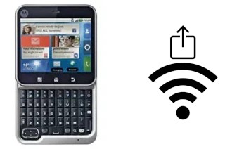 Générer un QR code avec la clé Wifi sur un Motorola FlipOut