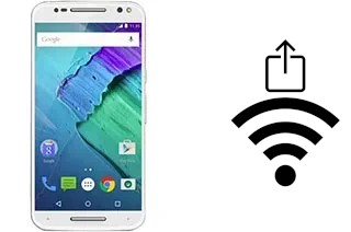 Générer un QR code avec la clé Wifi sur un Motorola Moto X Style