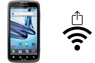 Générer un QR code avec la clé Wifi sur un Motorola ATRIX 2 MB865