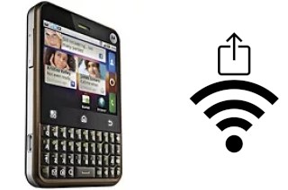 Générer un QR code avec la clé Wifi sur un Motorola CHARM