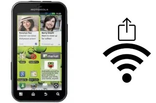 Générer un QR code avec la clé Wifi sur un Motorola DEFY+