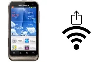Générer un QR code avec la clé Wifi sur un Motorola DEFY XT XT556