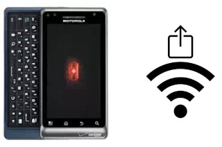 Générer un QR code avec la clé Wifi sur un Motorola DROID 2
