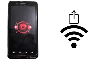 Générer un QR code avec la clé Wifi sur un Motorola Droid Bionic Targa
