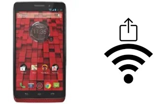 Générer un QR code avec la clé Wifi sur un Motorola DROID Ultra