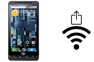 Générer un QR code avec la clé Wifi sur un Motorola DROID X ME811