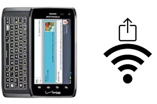 Générer un QR code avec la clé Wifi sur un Motorola DROID 4 XT894