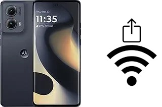 Générer un QR code avec la clé Wifi sur un Motorola Edge (2024)