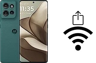 Générer un QR code avec la clé Wifi sur un Motorola Edge 50
