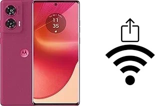 Générer un QR code avec la clé Wifi sur un Motorola Edge 50 Fusion