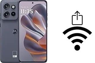 Générer un QR code avec la clé Wifi sur un Motorola Moto S50