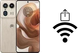 Générer un QR code avec la clé Wifi sur un Motorola Moto X50 Ultra
