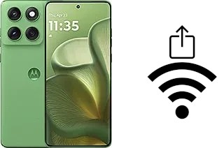 Générer un QR code avec la clé Wifi sur un Motorola Edge 60