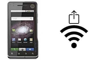 Générer un QR code avec la clé Wifi sur un Motorola MILESTONE XT720
