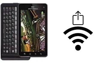 Générer un QR code avec la clé Wifi sur un Motorola Milestone XT883
