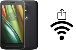 Générer un QR code avec la clé Wifi sur un Motorola Moto E3 Power