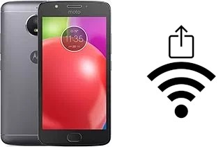 Générer un QR code avec la clé Wifi sur un Motorola Moto E4
