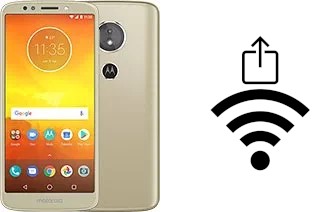 Générer un QR code avec la clé Wifi sur un Motorola Moto E5