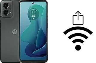 Générer un QR code avec la clé Wifi sur un Motorola Moto G (2024)