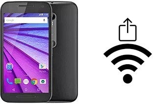 Générer un QR code avec la clé Wifi sur un Motorola Moto G Dual SIM (3rd gen)