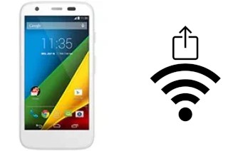 Générer un QR code avec la clé Wifi sur un Motorola Moto G 4G