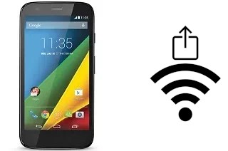 Générer un QR code avec la clé Wifi sur un Motorola Moto G Dual SIM