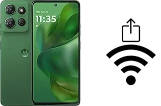 Générer un QR code avec la clé Wifi sur un Motorola Moto G Power (2025)