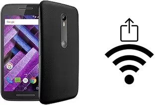 Générer un QR code avec la clé Wifi sur un Motorola Moto G Turbo Edition
