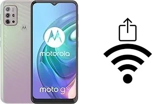 Générer un QR code avec la clé Wifi sur un Motorola Moto G10