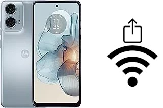 Générer un QR code avec la clé Wifi sur un Motorola Moto G24 Power