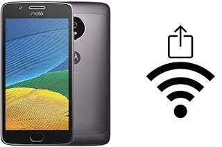 Générer un QR code avec la clé Wifi sur un Motorola Moto G5