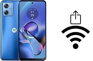 Générer un QR code avec la clé Wifi sur un Motorola Moto G64