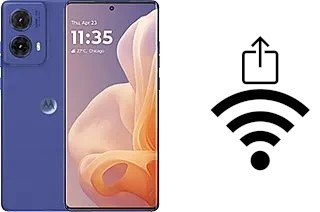 Générer un QR code avec la clé Wifi sur un Motorola Moto G85
