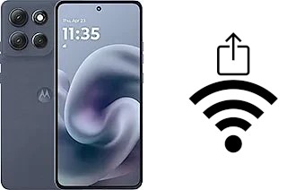 Générer un QR code avec la clé Wifi sur un Motorola Moto G86 Power
