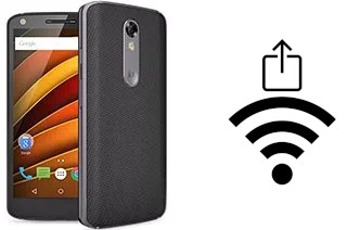 Générer un QR code avec la clé Wifi sur un Motorola Moto X Force