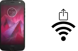 Générer un QR code avec la clé Wifi sur un Motorola Moto Z2 Force Edition