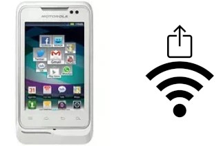 Générer un QR code avec la clé Wifi sur un Motorola Motosmart Me XT303